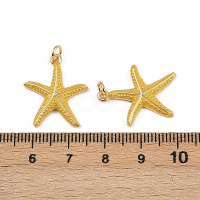 Brass Enamel Pendants KK-L241-22G-1