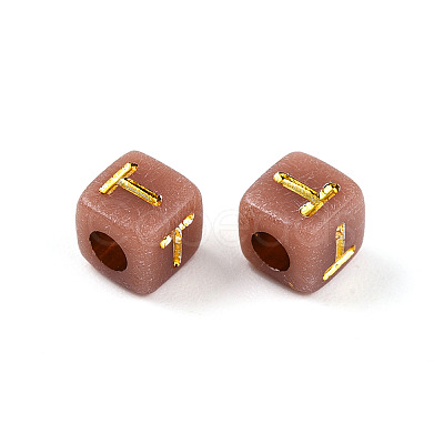 Plating Acrylic Beads OACR-N140-01B-T-1