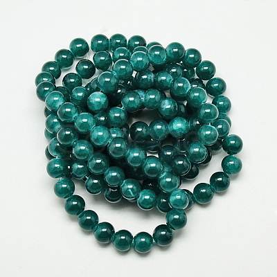 Baking Paint Crackle Glass Bead Strands DGLA-Q023-6mm-YS40-1
