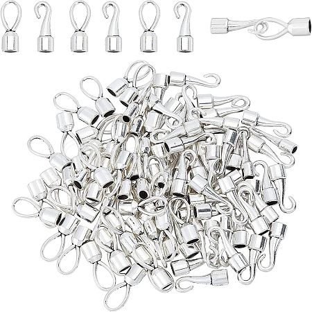 Tibetan Style Alloy Hook and S-Hook Clasps PALLOY-FH0001-27-RS-1