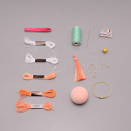 DIY Hand JuQiu Punch Needle Making Kits DIY-TAC0012-54B-1