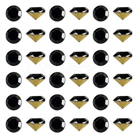 1 Bag Pointed Back Glass Rhinestone Cabochons RGLA-TADJ0001-01A-01-1