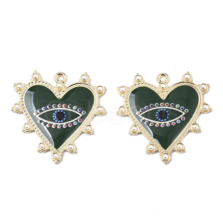 Printed Alloy Pendants X-ENAM-S016-69C-1