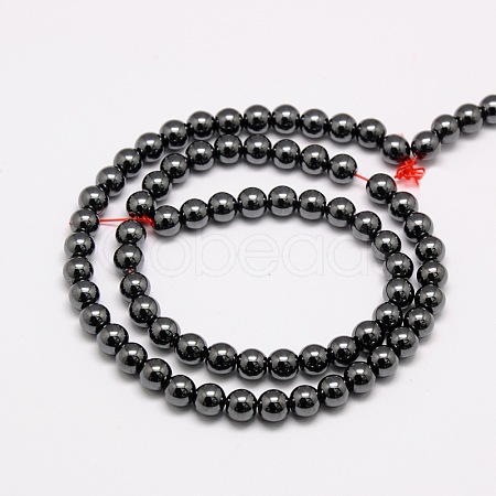 Non-magnetic Synthetic Hematite Beads Strands X-G-E133-2C-1