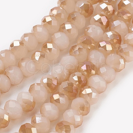 Electroplate Glass Beads Strands LS-GLAA-K027-HR-C04-1