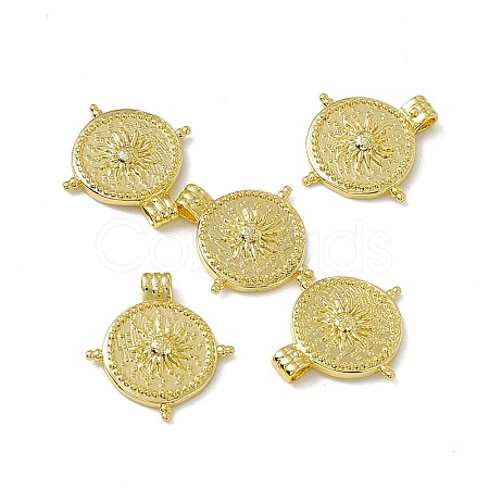 Rack Plating Brass Pendants KK-C007-25G-1