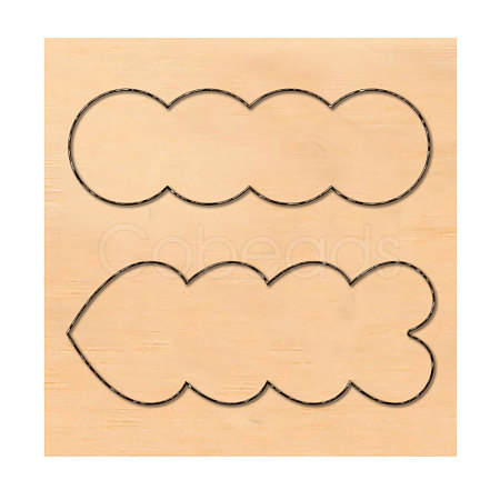 Wood Cutting Dies DIY-WH0169-39-1