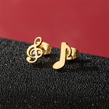 Stainless Steel Stud Earrings PW-WG16226-21-1