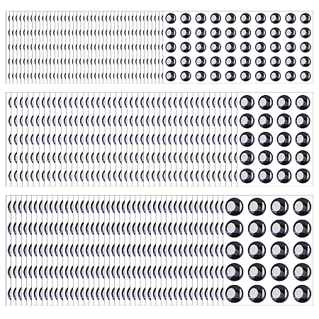 3 Sets 3 Styles Resin Self-adhesive Sticker DIY-FH0009-66-1