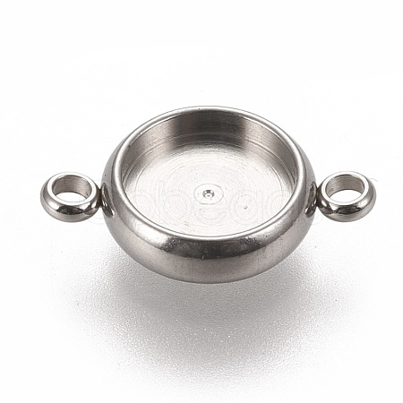 Non-Tarnish 304 Stainless Steel Links Connectors Settings X-STAS-K202-02C-P-1