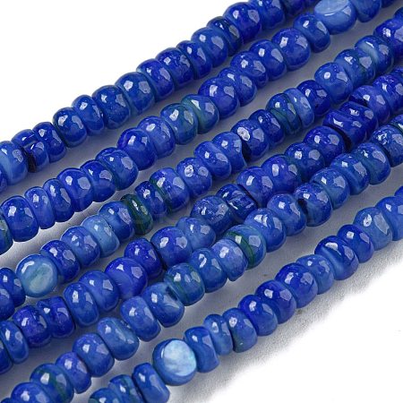 Dyed Natural Freshwater Shell Beads Strands BSHE-G039-07J-1