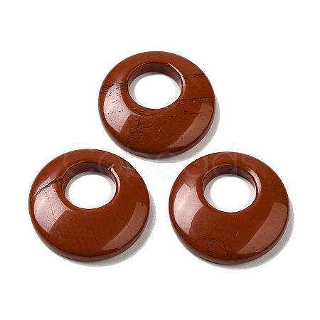Natural Red Jasper Pendants G-T122-76N-1