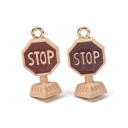 Alloy Enamel Pendants AL-CBAA1B9-05G-01-1