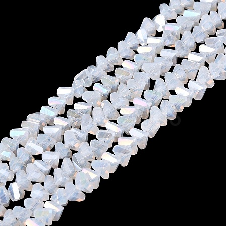 Electroplate Imitation Jade Glass Beads Strands EGLA-Q139-01A-B01-1
