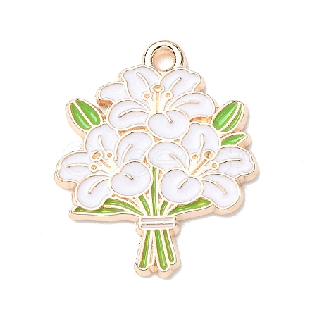 Alloy Enamel Pendants ENAM-I089-02G-09-1