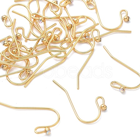 SHEGRACE Brass Earring Hooks XGR0137G-155G-1