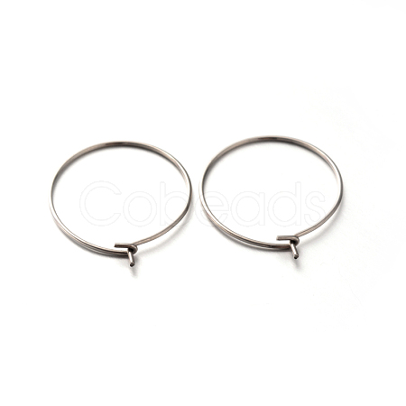 304 Stainless Steel Wine Glass Charms Rings STAS-E088-17-1