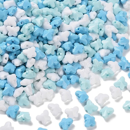 Opaque Acrylic Beads SACR-D009-02H-1