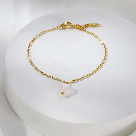 Elegant Glass Charm Bracelets ED1431-1-1
