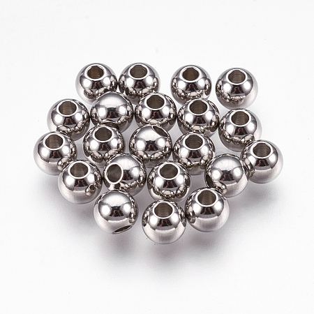 Tarnish Resistant 316 Stainless Steel Spacer Beads STAS-G176-46P-A-1