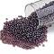 TOHO Round Seed Beads, Japanese Seed Beads, (110B) Transparent Luster Medium Amethyst, 11/0, 2.2mm, Hole: 0.8mm, about 1110pcs/bottle, 10g/bottle