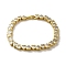 Rack Plating Brass Pave Clear Cubic Zirconia Link Bracelets, Heart Bracelets for Women, Lead Free & Cadmium Free, Valentine's Day Gift, Real 18K Gold Plated, 7-3/4(19.7cm), 6.5mm