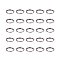 Stainless Steel Split Rings, Double Loops Jump Rings, Stainless Steel Color, 7x0.6mm, about 5.8mm inner diameter, 215pcs/20g