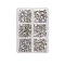 Glass Flat Back Rhinestone, Faceted, Nail Art Decoration Accessories, Half Round, Mint Alabaster, 2~4.9mm, about 1015pcs/box