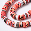 Handmade Polymer Clay Beads Strands CLAY-N008-010-H72-2