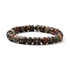 Natural & Synthetic Gemstone Stretch Bracelets X-BJEW-JB05359-2