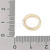 Brass Locking Jump Rings KK-S369-01G-04-3