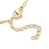 Brass Clear Cubic Zirconia Pendant Necklaces for Women NJEW-M009-05G-B-3