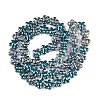 Electroplate Glass Beads Strands EGLA-T028-02N-2
