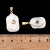 Baroque Natural Keshi Pearl Pendants PALLOY-JF05897-3