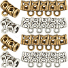 160Pcs 2 Colors Tibetan Style Alloy Tube Bails TIBE-SP0001-10-1