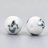 Electroplate Glass Beads EGLA-S178-11C-05-2