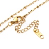 Rough Raw Natural Mixed Stone Pendant Necklaces NJEW-JN03641-6