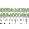 Electroplate Glass Beads Strands EGLA-A035-J6mm-A01-4