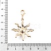 Alloy Rhinestone Pendant Decoration HJEW-P021-01G-G-3