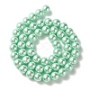 Eco-Friendly  Dyed Glass Pearl Round Bead Strands HY-A002-8mm-RB034-2