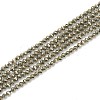 Natural Pyrite Beads Strands G-J002-19-1