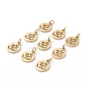 304 Stainless Steel Charms STAS-Q201-T446G-3