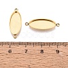 304 Stainless Steel Connector Cabochon Settings STAS-Q113-37G-3