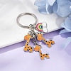 Giraffe Alloy Enamel Keychain KEYC-YW00169-01-1