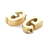 Ion Plating(IP) 304 Stainless Steel Charms STAS-K216-41G-G-2