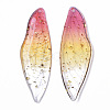 Transparent Epoxy Resin Big Pendants RESI-T046-01-3