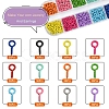 Spray Painted Iron Screw Eye Pin Peg Bails IFIN-YW0001-37A-2
