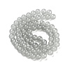 Imitation Jade Glass Beads Strands DGLA-S076-8mm-30-4