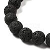 Natural Lava Rock Bead Strands G-L435-03-8mm-18-3