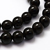 Natural Golden Sheen Obsidian Beads Strands X-G-F364-08-6mm-3
